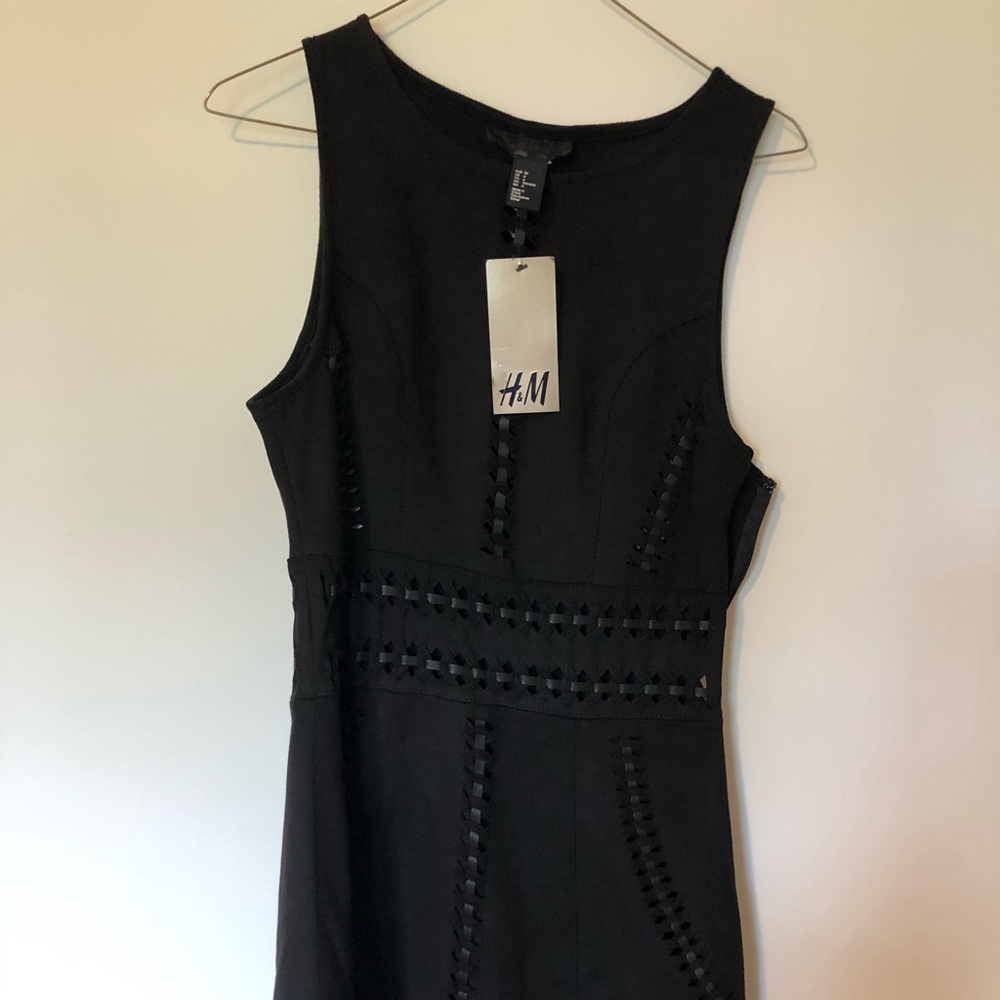 H&M suede mini dress